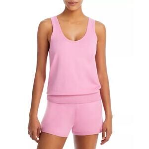 PJ Salvage Women's Loungewear Slounge Sleep 2pc Set Soft knit Pink M